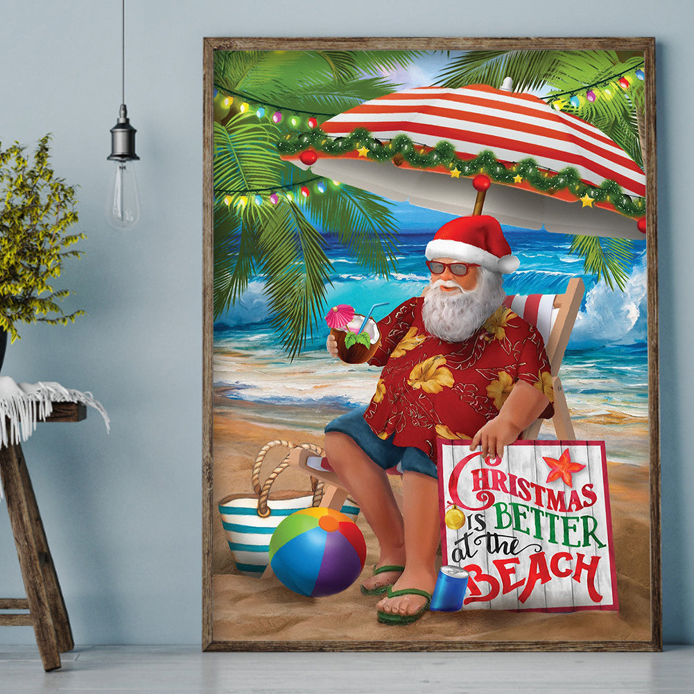 Santa Claus - Full Round Drill Diamond Painting 30*40CM