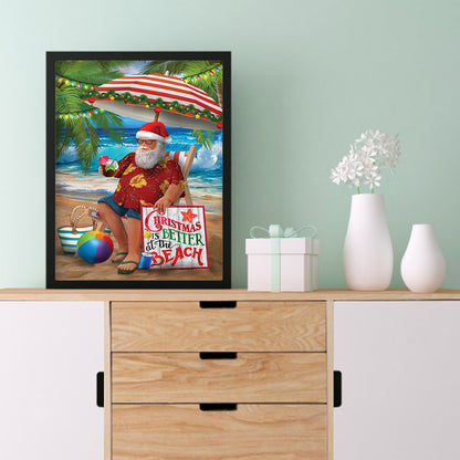 Santa Claus - Full Round Drill Diamond Painting 30*40CM