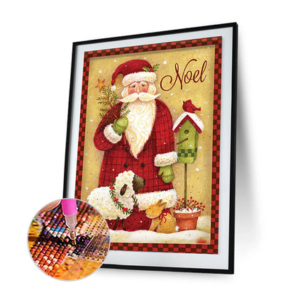 Santa Claus - Full Round Drill Diamond Painting 30*40CM