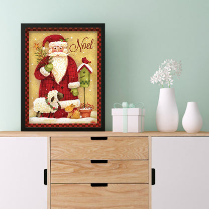 Santa Claus - Full Round Drill Diamond Painting 30*40CM