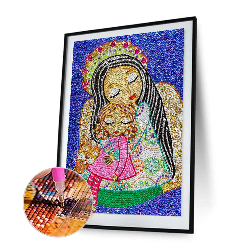 Girl - Special Shaped Drill Diamond Painting 30*40CM