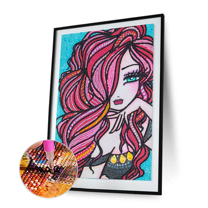 Girl - Special Shaped Drill Diamond Painting 30*40CM