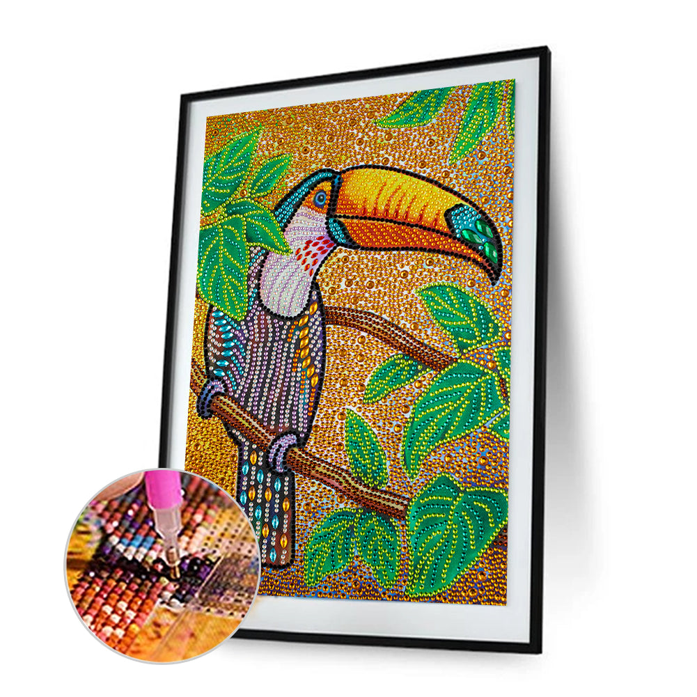 Bird - Special Shaped Drill Diamond Painting 30*40CM