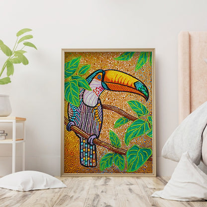 Bird - Special Shaped Drill Diamond Painting 30*40CM