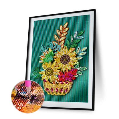 Quilling Paper - Special Shaped Drill Diamond Painting 30*40CM