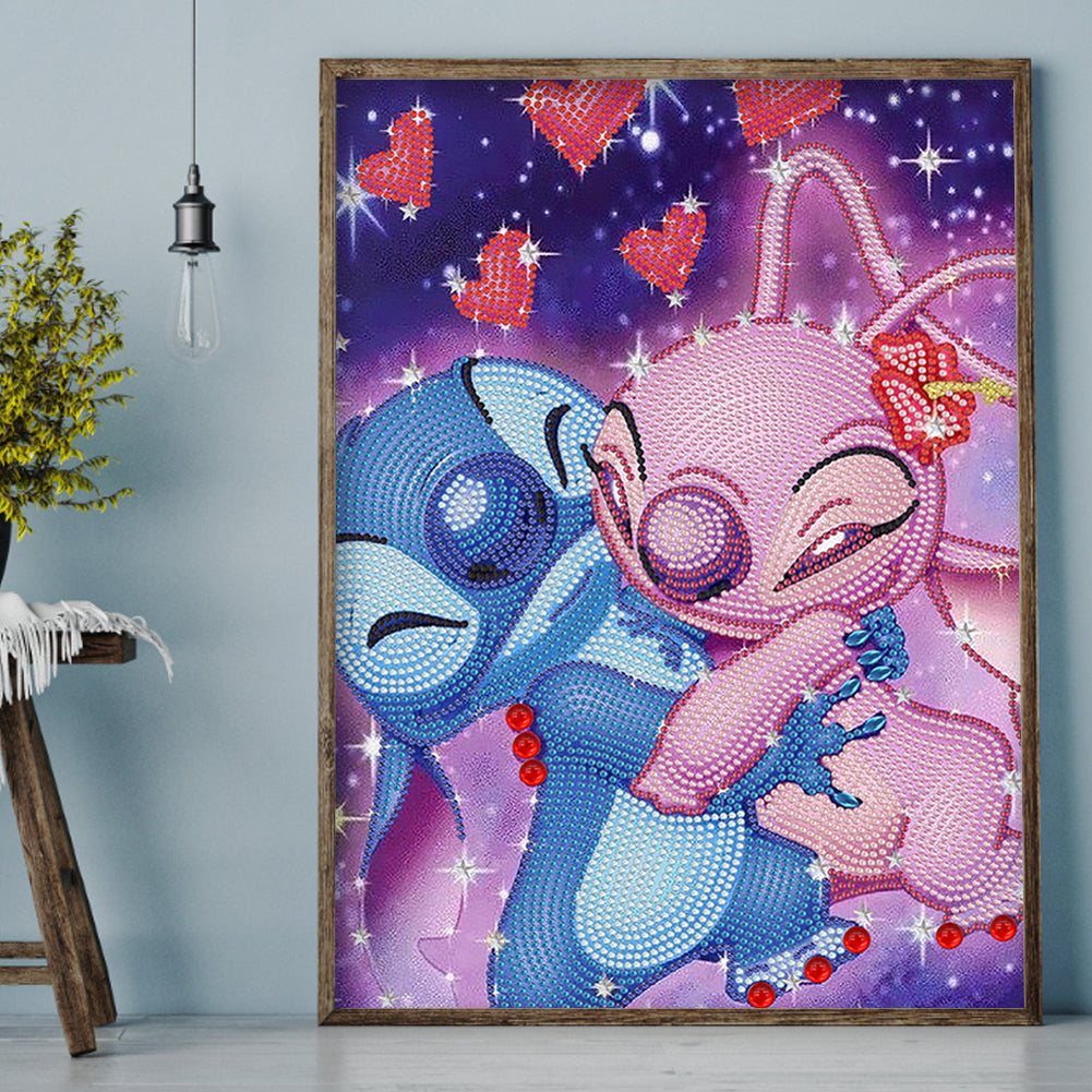 Stitch - Special Shaped Drill Diamond Painting 30*40CM