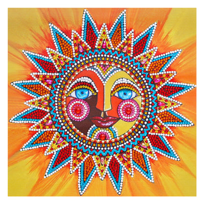 Luminous Sun God - Special Shaped Drill Diamond Painting 30*30CM