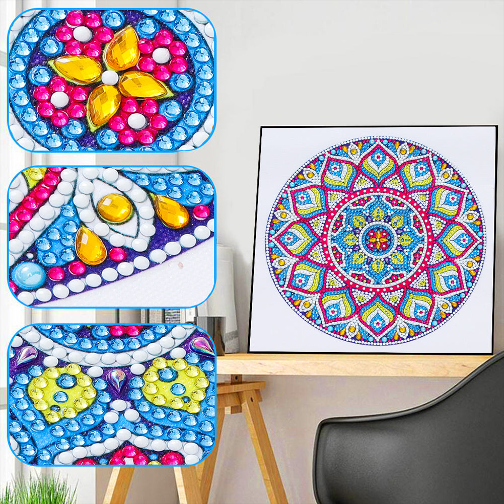 Luminous Datura - Special Shaped Drill Diamond Painting 30*30CM