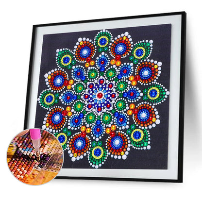 Luminous Datura - Special Shaped Drill Diamond Painting 30*30CM