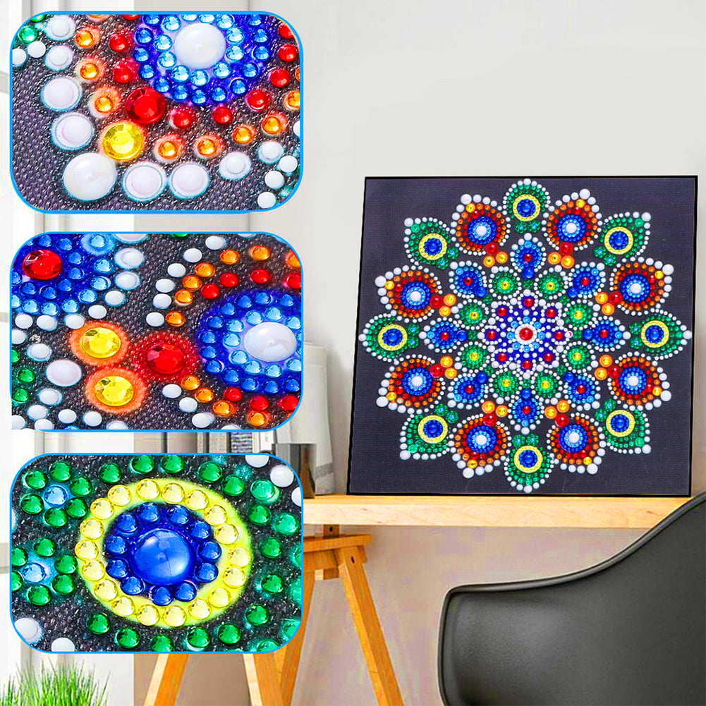 Luminous Datura - Special Shaped Drill Diamond Painting 30*30CM