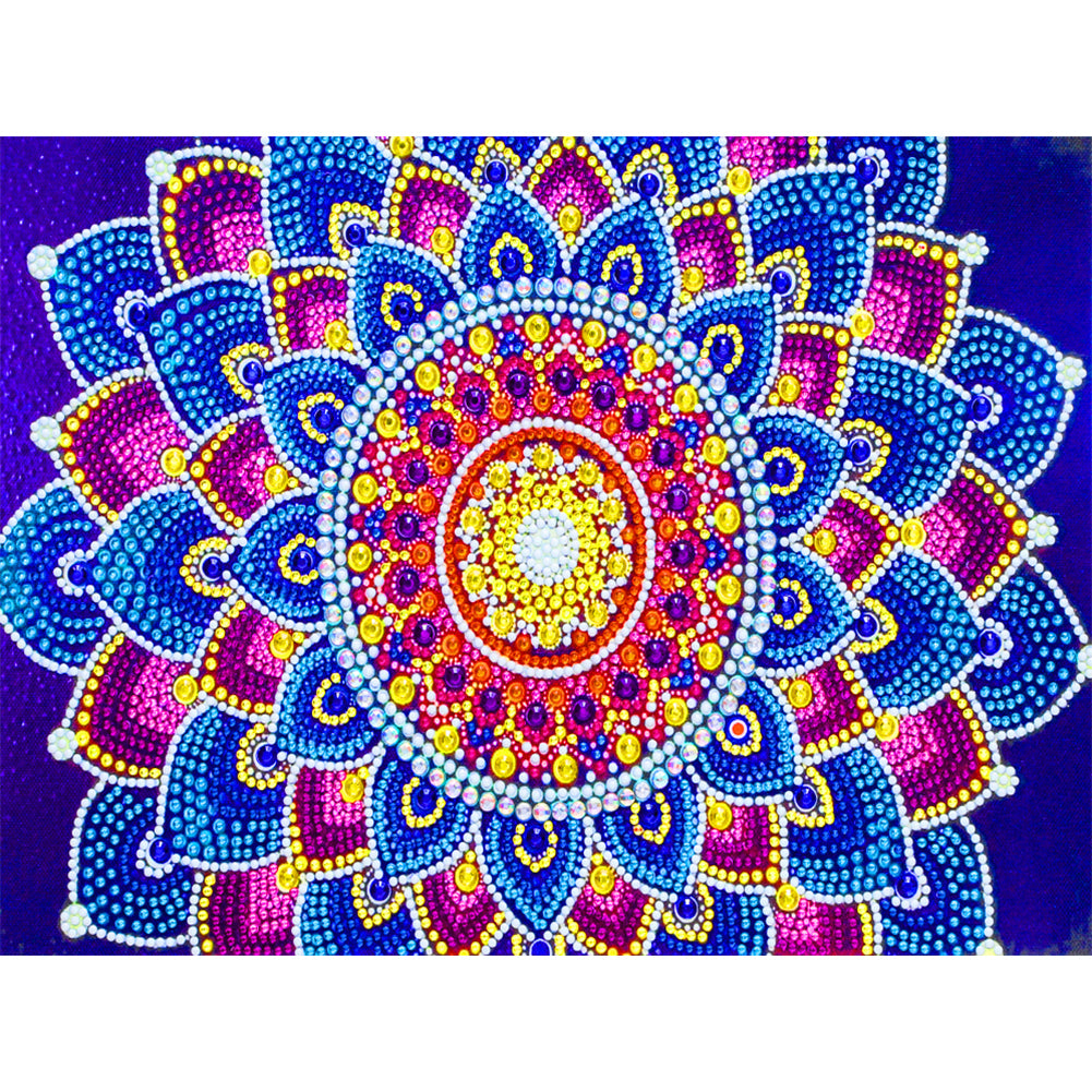 Luminous Datura - Special Shaped Drill Diamond Painting 40*30CM