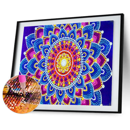 Luminous Datura - Special Shaped Drill Diamond Painting 40*30CM