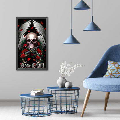 Skull - Full Round Drill Diamond Painting 30*50CM