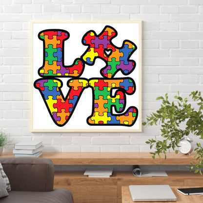 Love Letters - Full Round Drill Diamond Painting 30*30CM