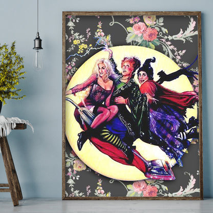 Crazy Witches - Full Round Drill Diamond Painting 30*40CM