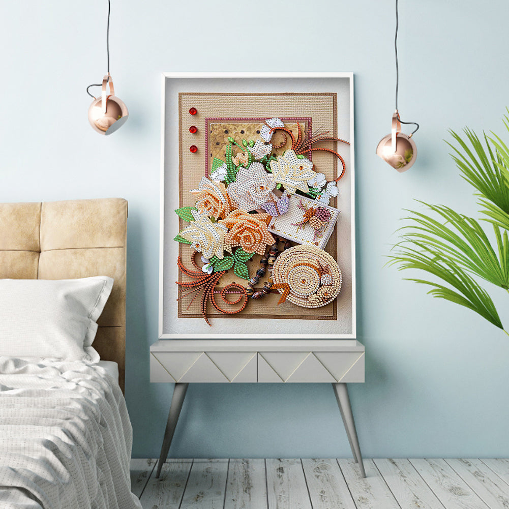 Paper Quilling - Special Shaped Drill Diamond Painting 30*40CM