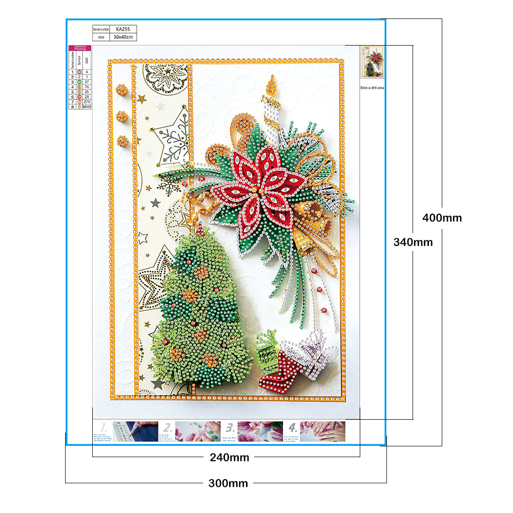 Paper Quilling - Special Shaped Drill Diamond Painting 30*40CM