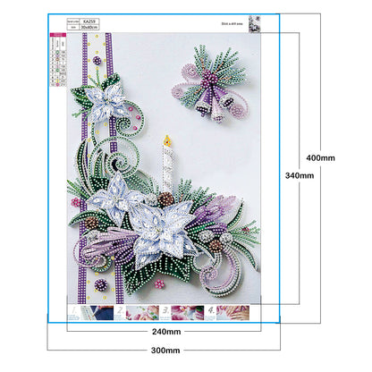 Paper Quilling - Special Shaped Drill Diamond Painting 30*40CM