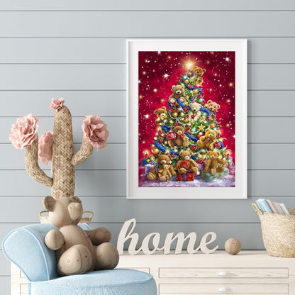 Christmas Tree - Full Round Drill Diamond Painting 30*40CM