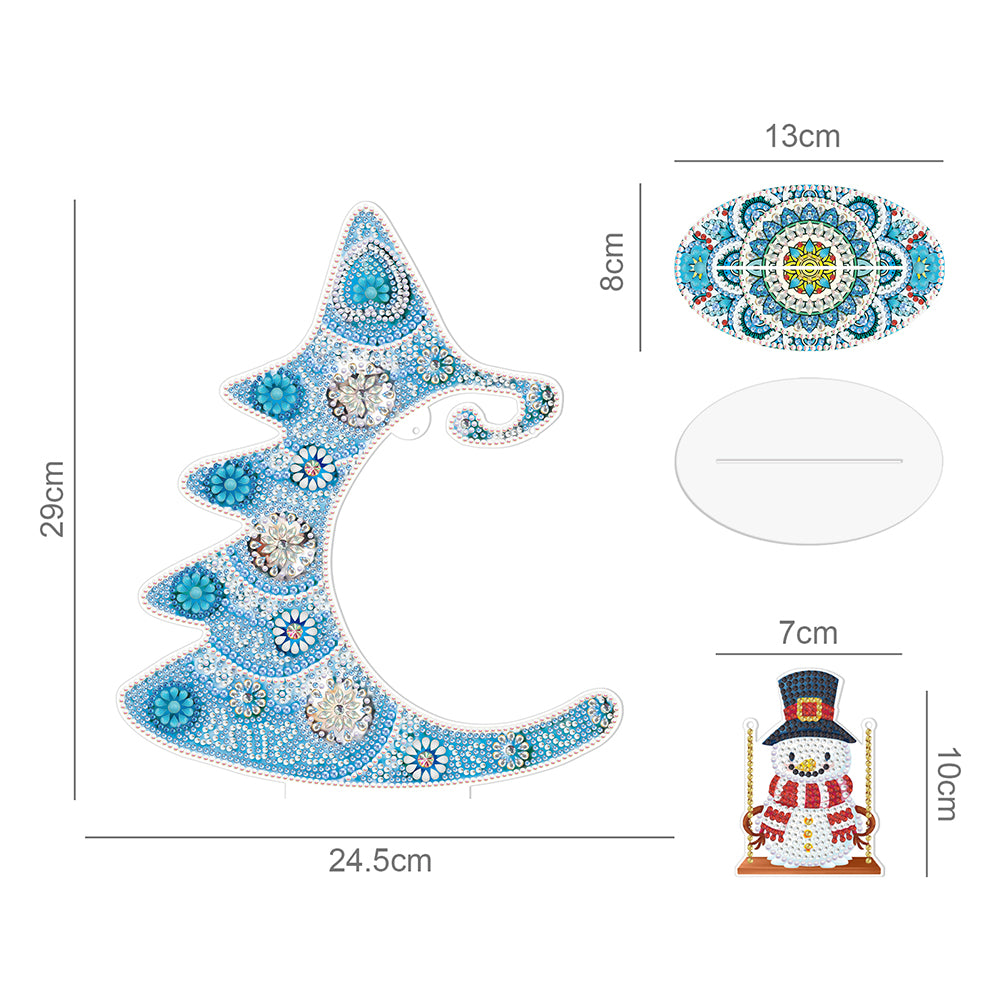 Special Shaped Diamond Painting Christmas Desktop Ornament Embroidery Craft