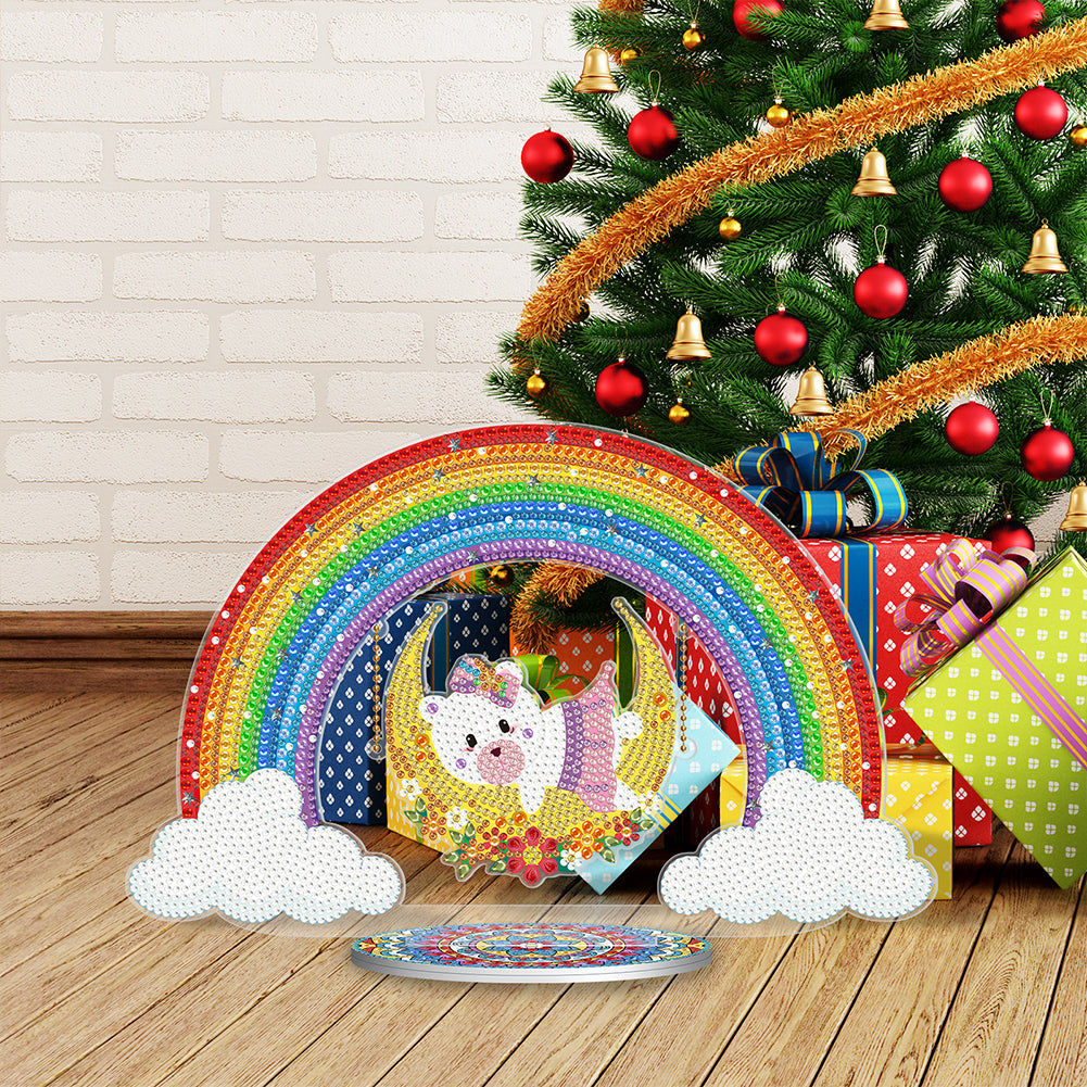 Special Shaped Diamond Painting Christmas Desktop Ornament Embroidery Craft