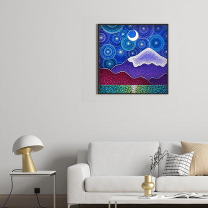 Mountain - Special Shaped Drill Diamond Painting 30*30CM