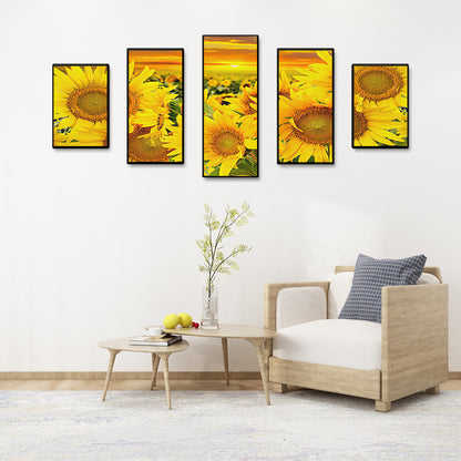 Sunflower - Full Square Drill Diamond Painting 95*45CM