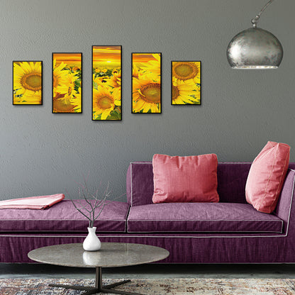 Sunflower - Full Square Drill Diamond Painting 95*45CM