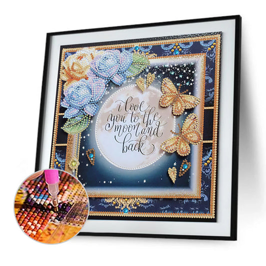 Love Letter - Special Shaped Drill Diamond Painting 30*30CM