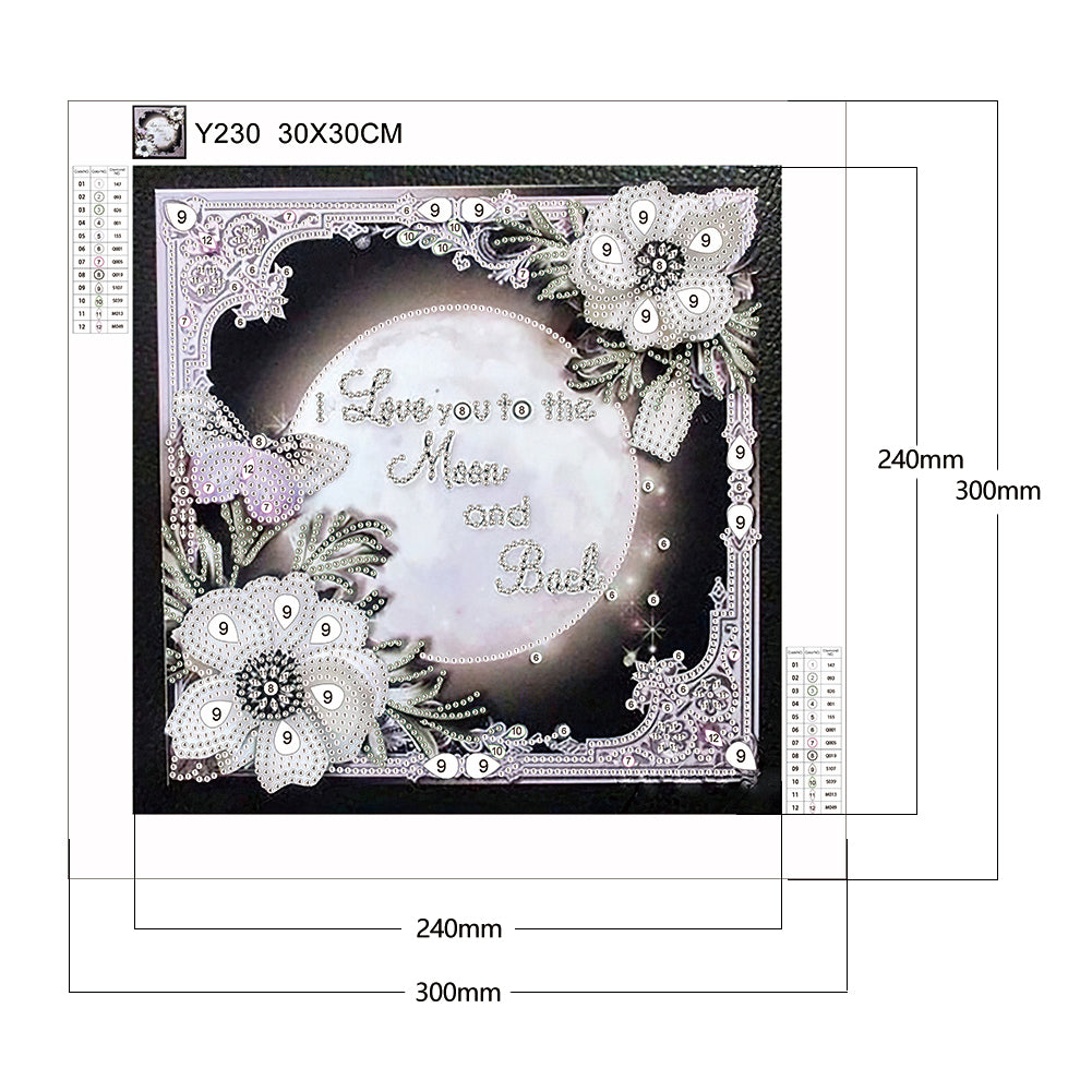 Love Letter - Special Shaped Drill Diamond Painting 30*30CM