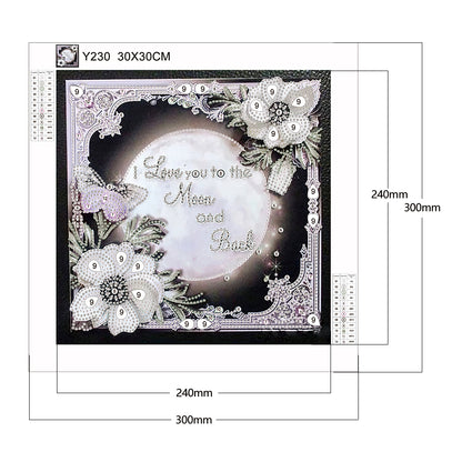 Love Letter - Special Shaped Drill Diamond Painting 30*30CM