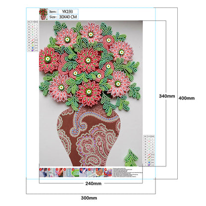 Paper Quilling - Special Shaped Drill Diamond Painting 30*40CM