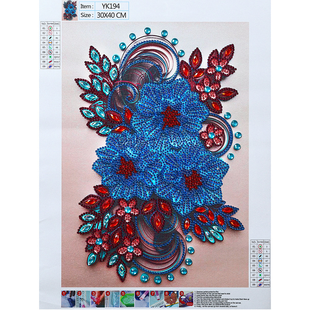 Paper Quilling - Special Shaped Drill Diamond Painting 30*40CM