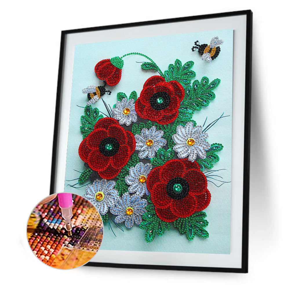 Paper Quilling - Special Shaped Drill Diamond Painting 30*40CM