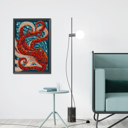 Octopus - Full Round Drill Diamond Painting 40*60CM