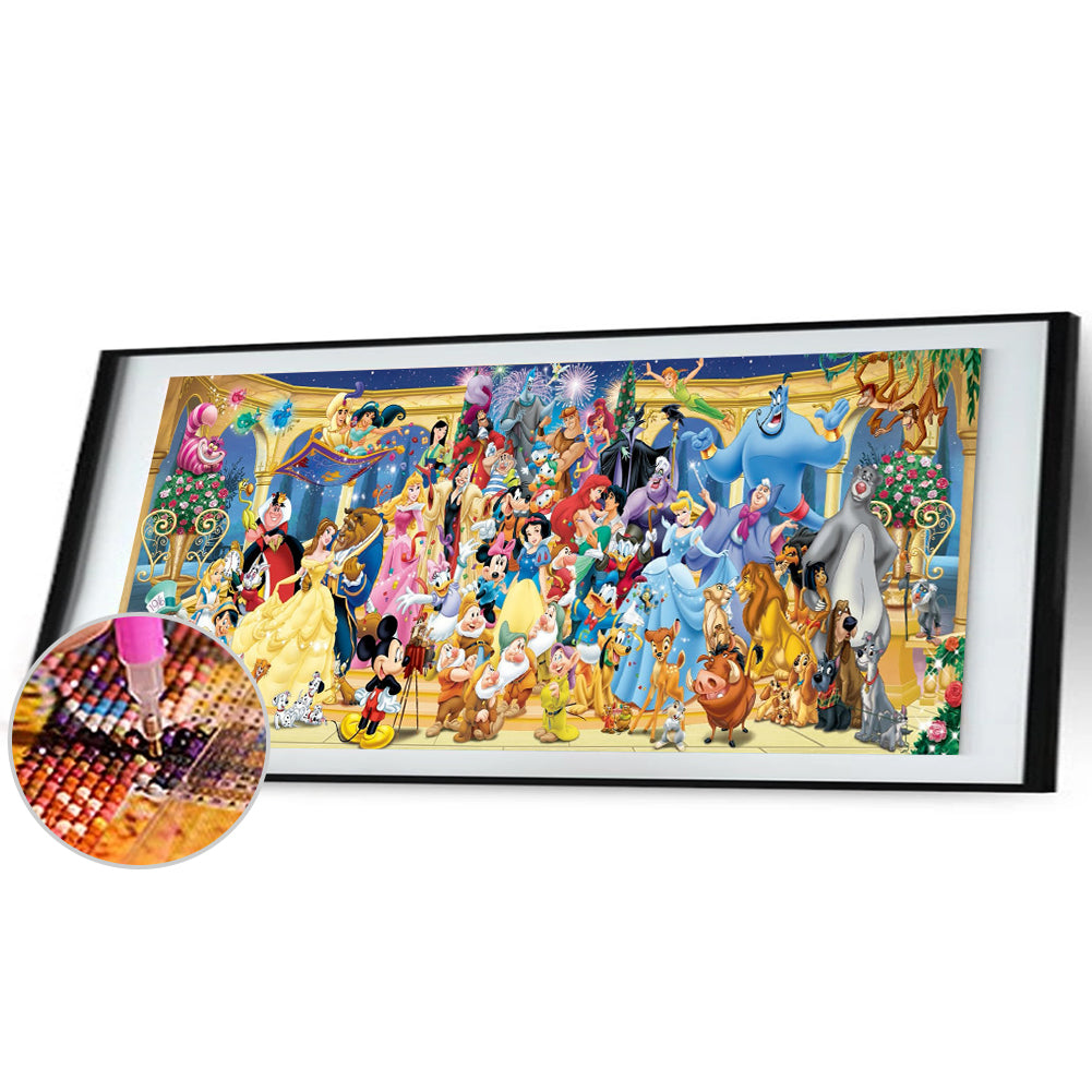 Cartoon Family - Full Square Drill Diamond Painting 110*50CM
