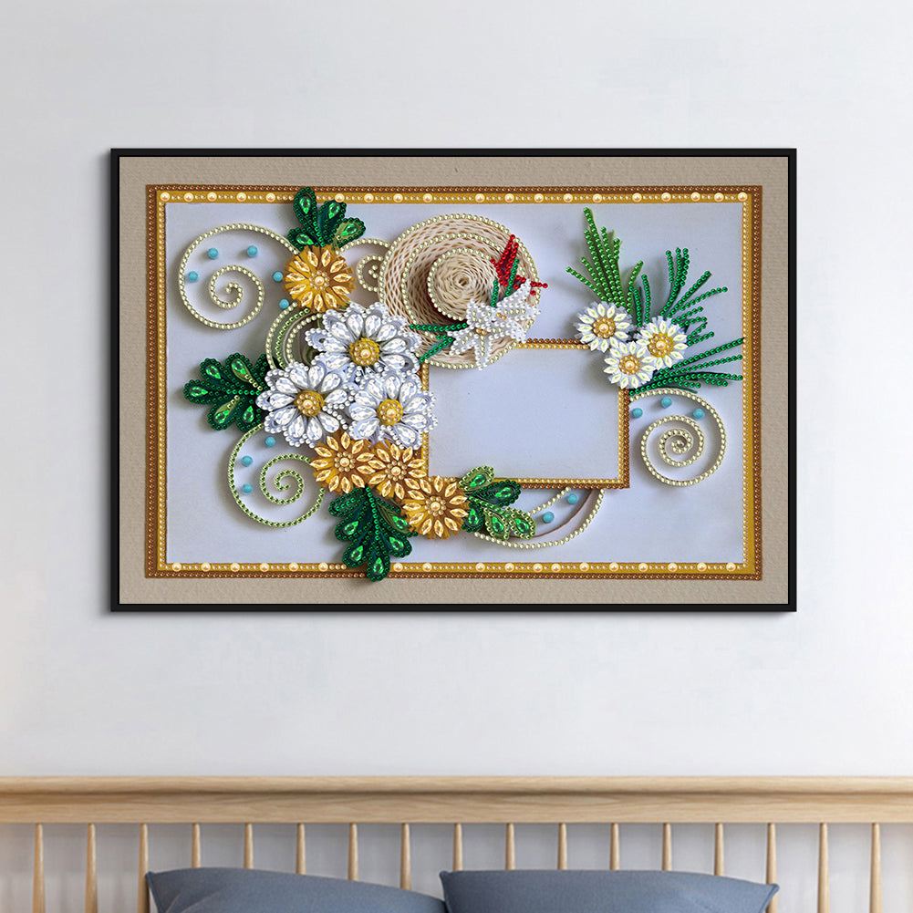 Paper Quilling - Special Shaped Drill Diamond Painting 40*30CM