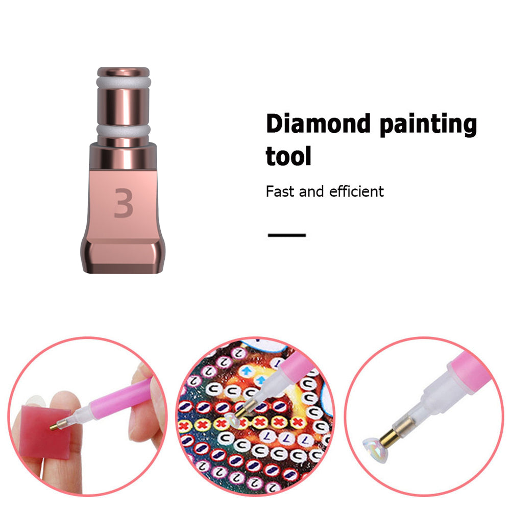 Rhinestones Head Diamond Painting Point Drill Pen Tips DIY Arts Decor Craft