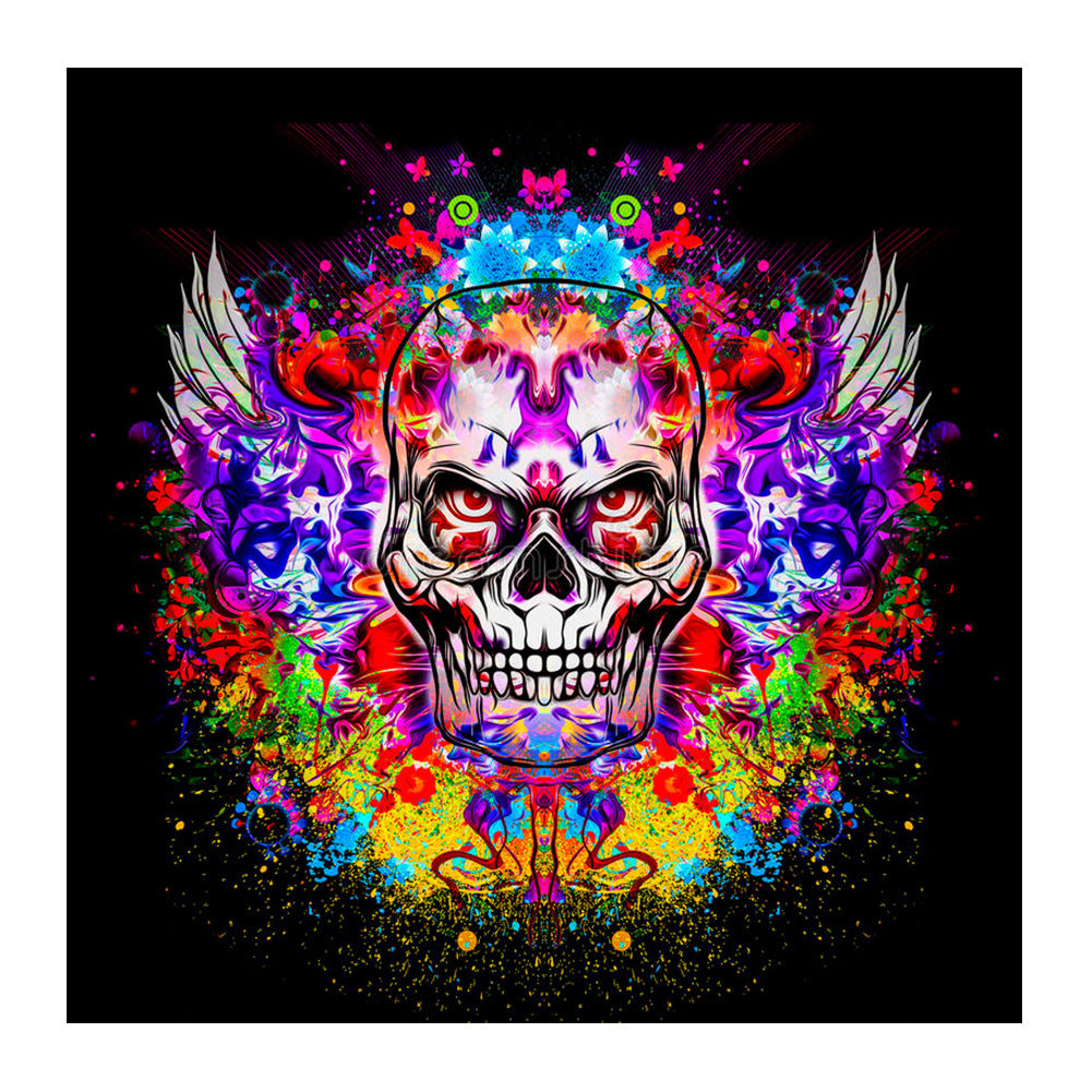 Colorful Skull - Full Round Drill Diamond Painting 40*40CM