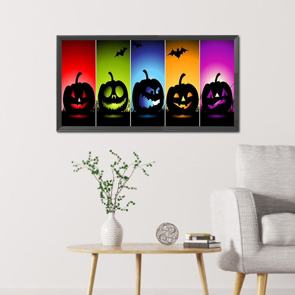 Pumpkin Monster - Full Round Drill Diamond Painting 80*40CM