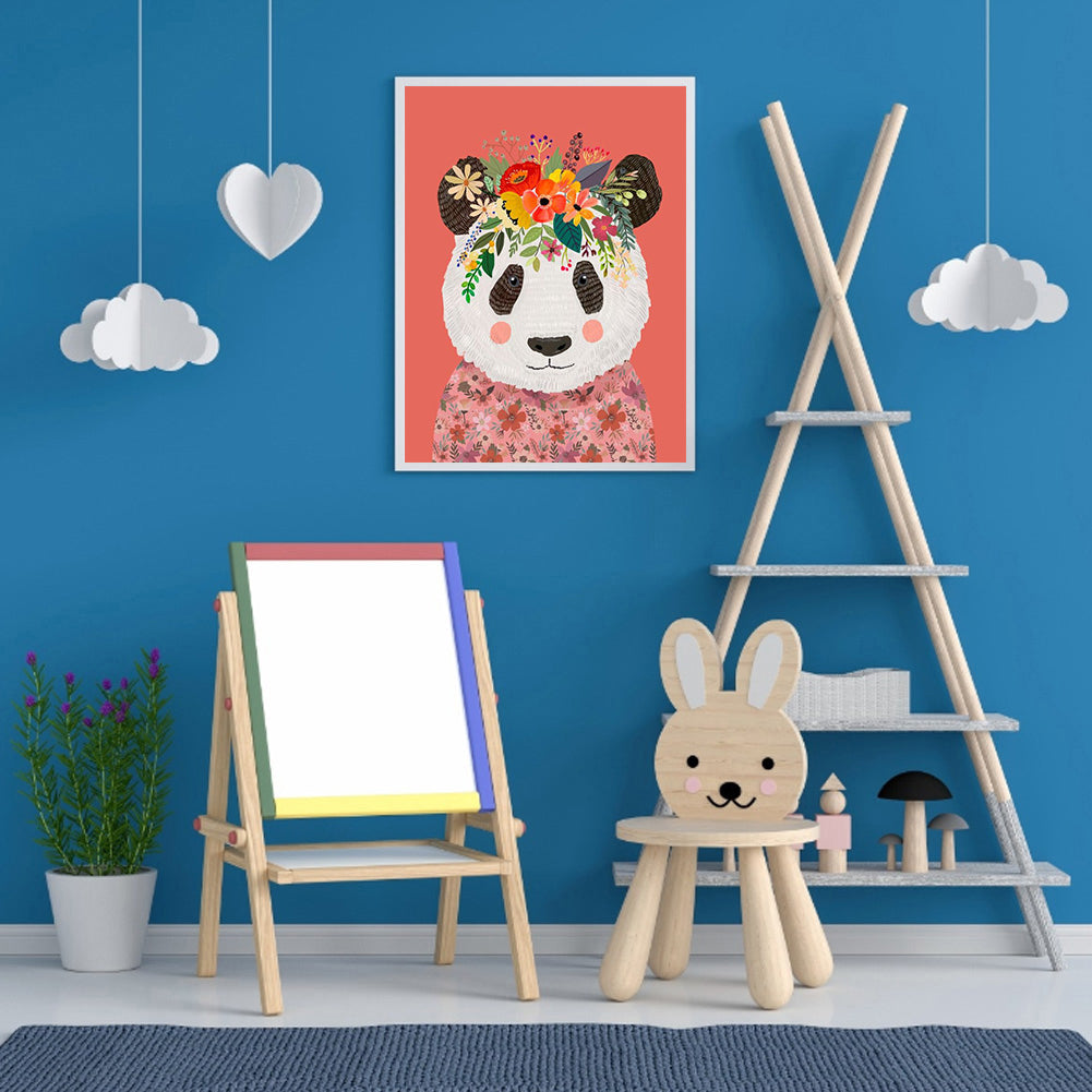 Panda - Full Round Drill Diamond Painting 30*40CM