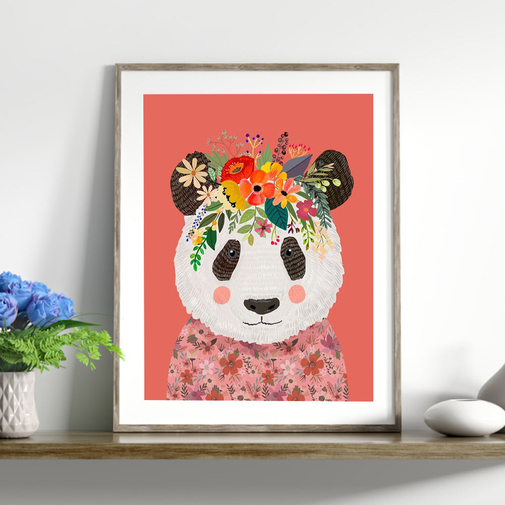 Panda - Full Round Drill Diamond Painting 30*40CM