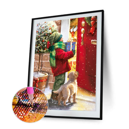 Children Christmas - Full Round Drill Diamond Painting 30*40CM