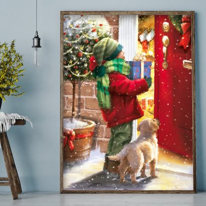 Children Christmas - Full Round Drill Diamond Painting 30*40CM