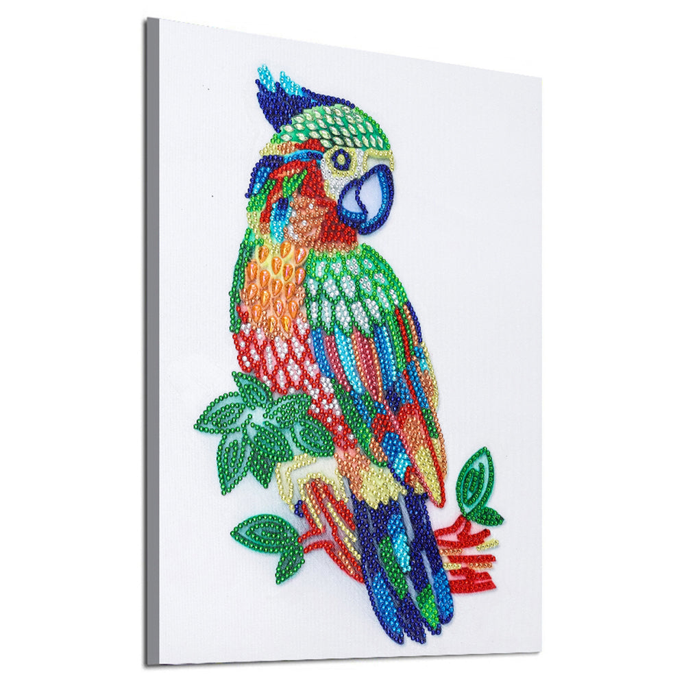 Parrot - Special Shaped Drill Diamond Painting 30*40CM