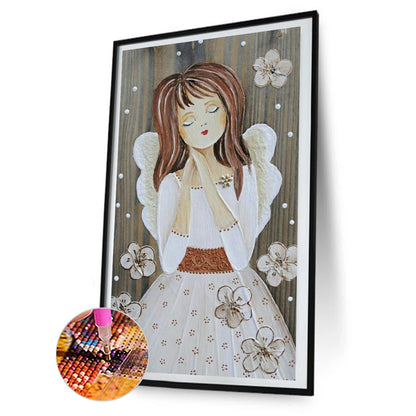 Angel Girl - Full Round Drill Diamond Painting 30*50CM