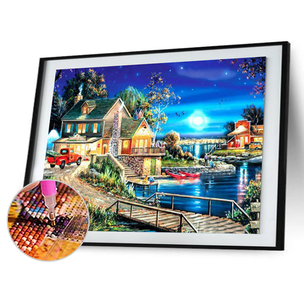 House View - Full Round Drill Diamond Painting 50*40CM