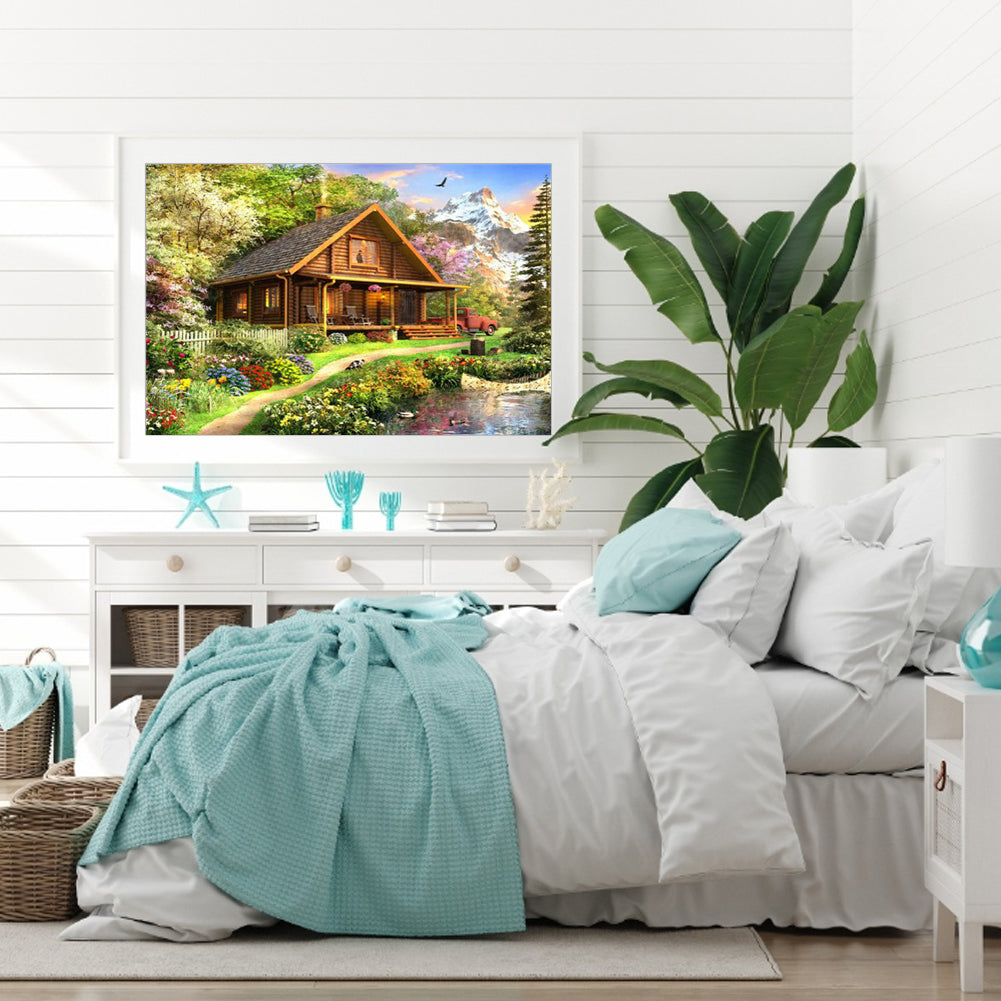 House View - Full Round Drill Diamond Painting 50*40CM