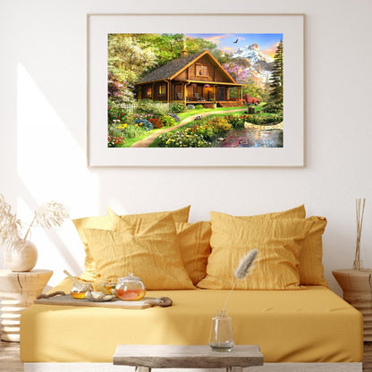 House View - Full Round Drill Diamond Painting 50*40CM