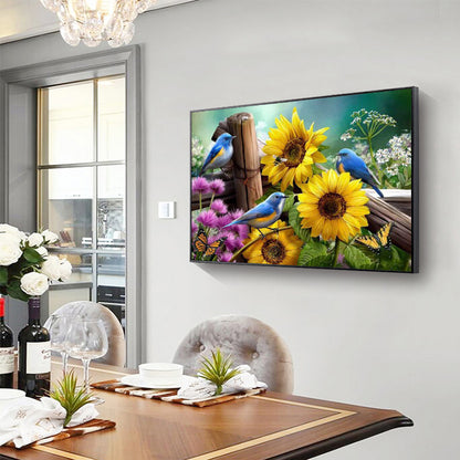 Sunflower - Full Round Drill Diamond Painting 40*30CM